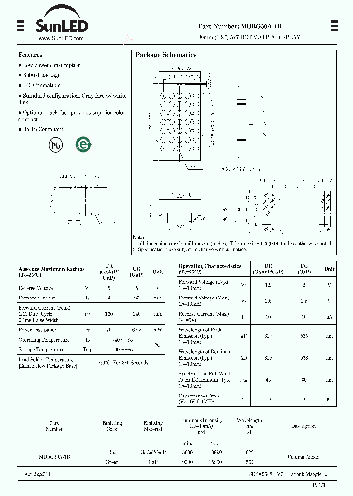 MURG30A-1B_7665920.PDF Datasheet