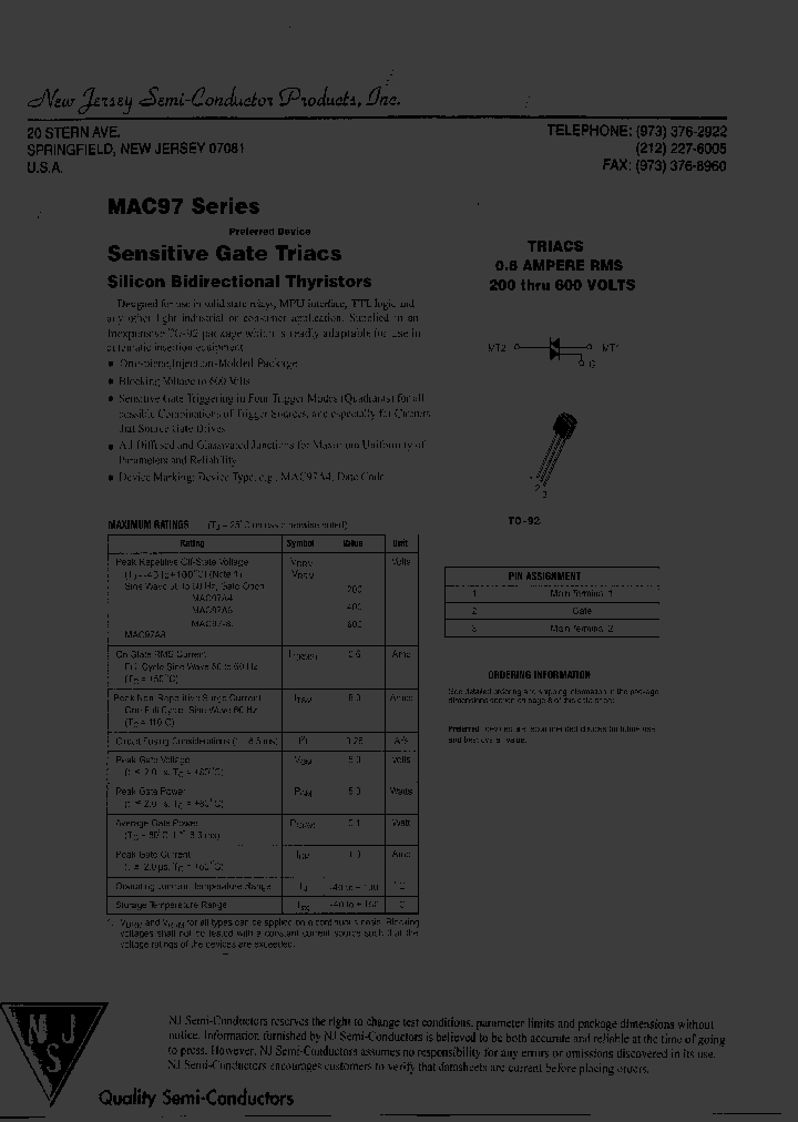 MAC97A6_7667103.PDF Datasheet