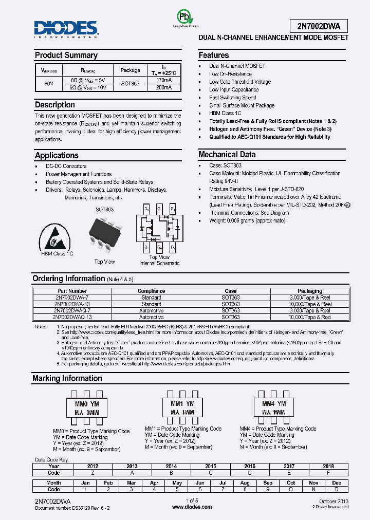 2N7002DWA-7_7672959.PDF Datasheet