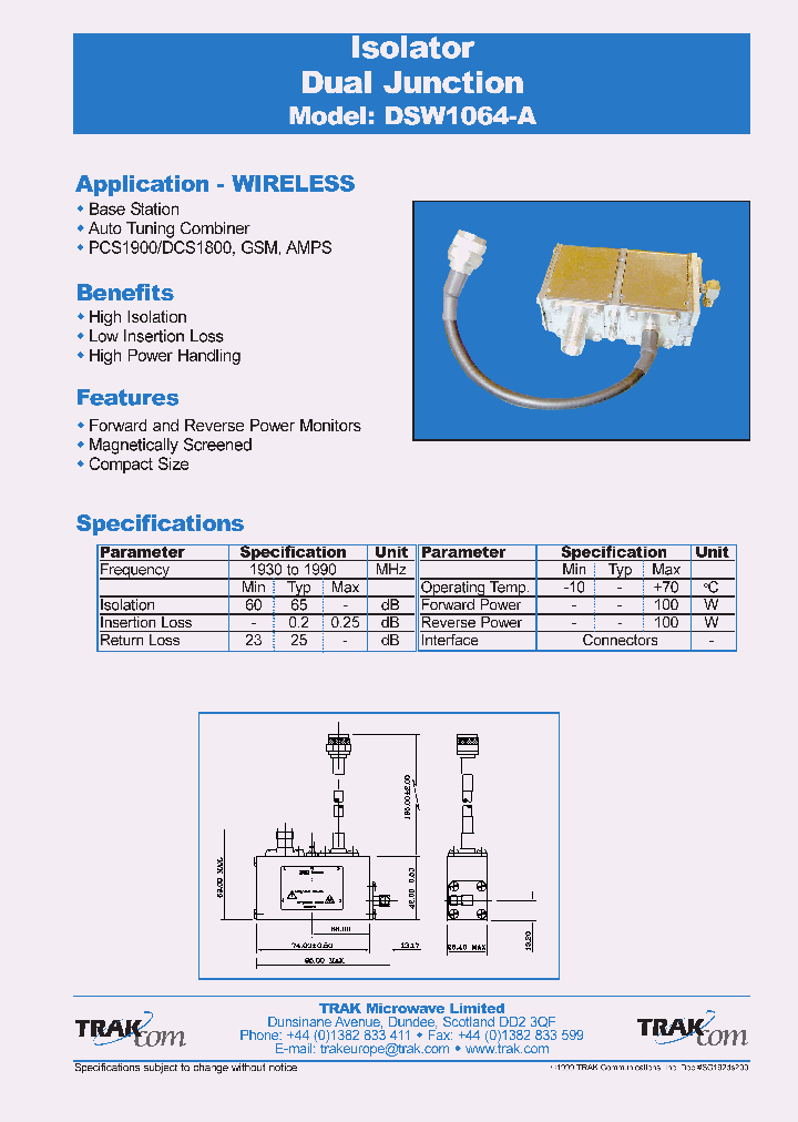 DSW1064-A_7675050.PDF Datasheet