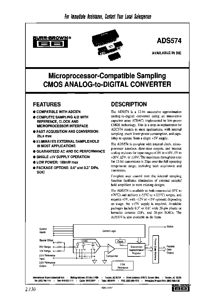 ADS574D_7676733.PDF Datasheet