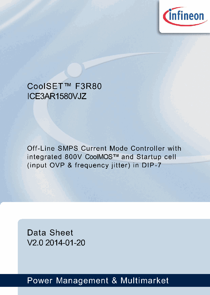 ICE3AR1580VJZ_7680669.PDF Datasheet