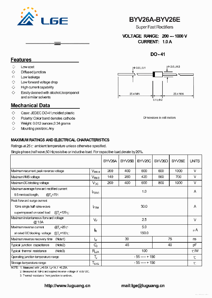 BYV26D_7681633.PDF Datasheet