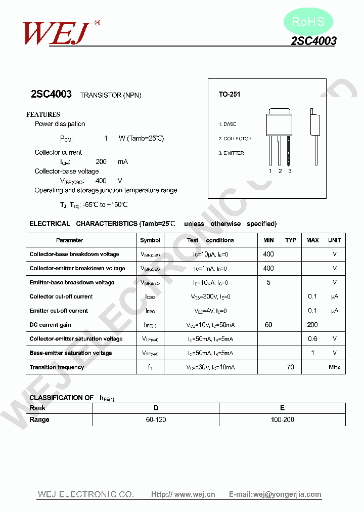 2SC4003_7686172.PDF Datasheet