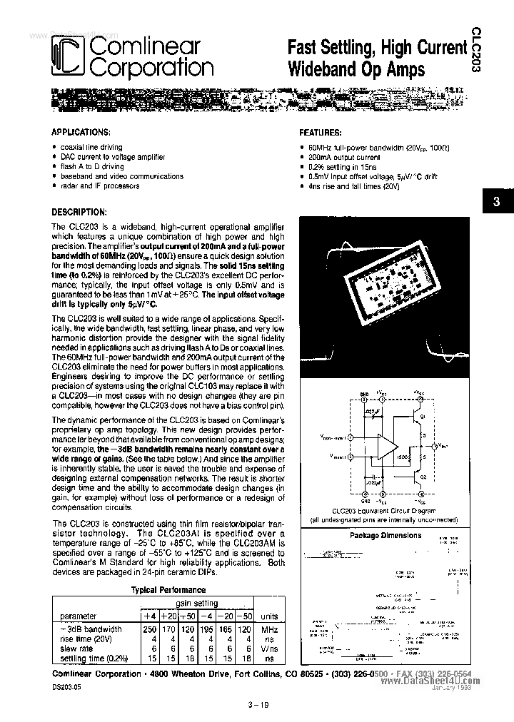 CLC203AI_7693521.PDF Datasheet