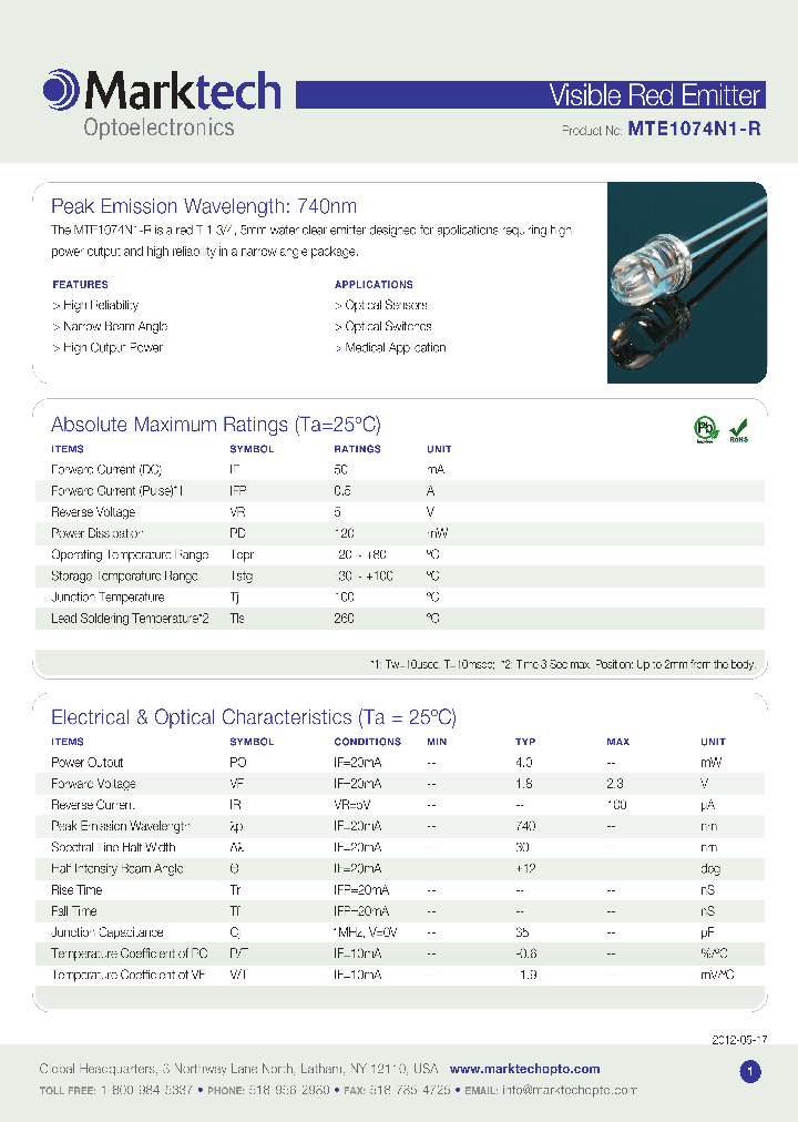 MTE1074N1_7695310.PDF Datasheet