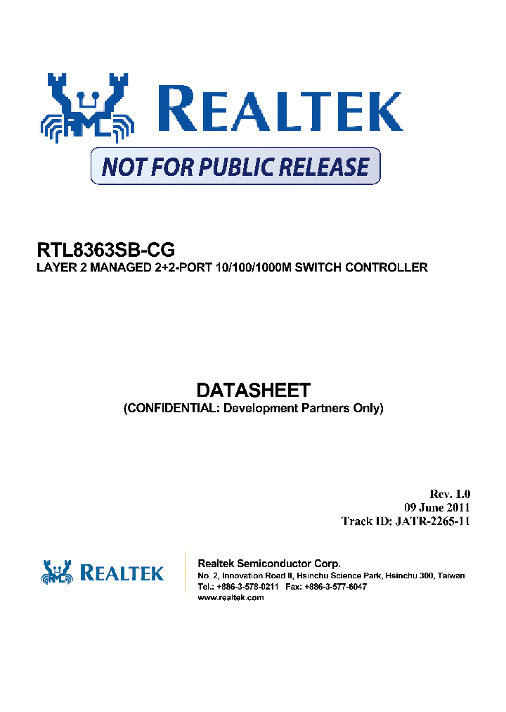 RTL8363SB_7696065.PDF Datasheet