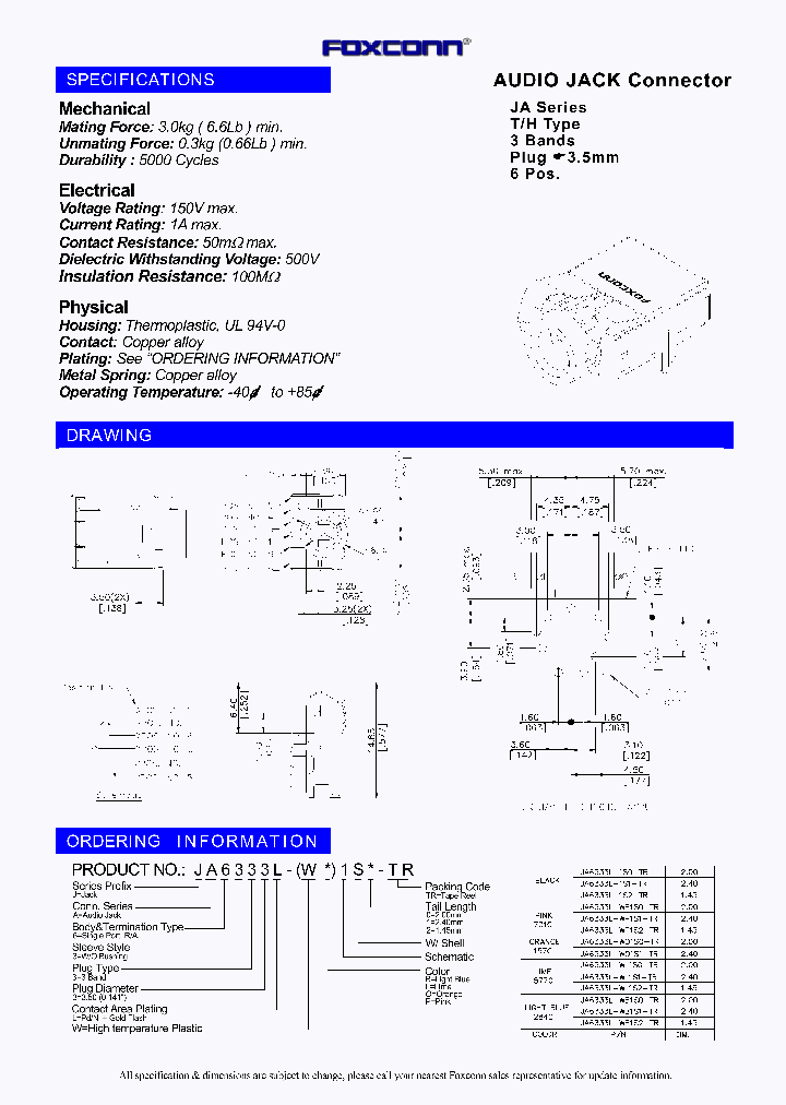 JA6333L-WL1S1-TR_7696901.PDF Datasheet