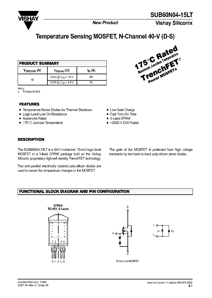 SUB60N04-15L_7700362.PDF Datasheet