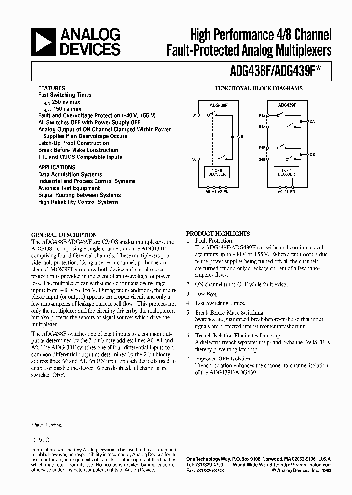 ADG438FBRN_7709397.PDF Datasheet