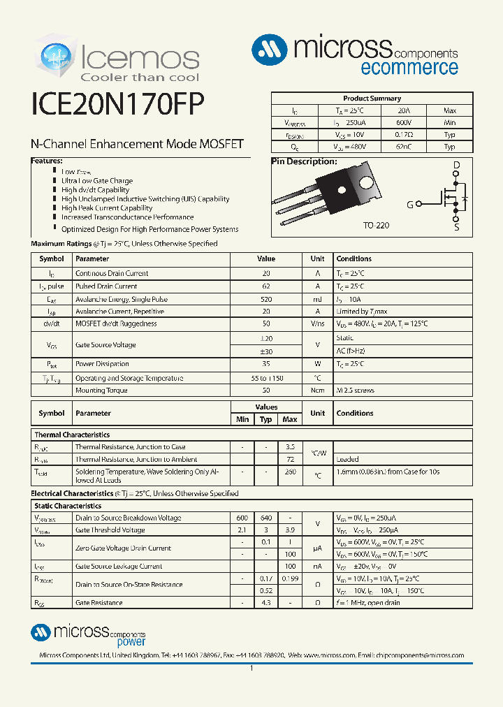 ICE20N170FP_7710992.PDF Datasheet