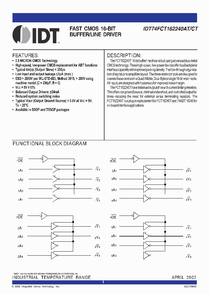 IDT74FCT162240ATPA8_7712781.PDF Datasheet