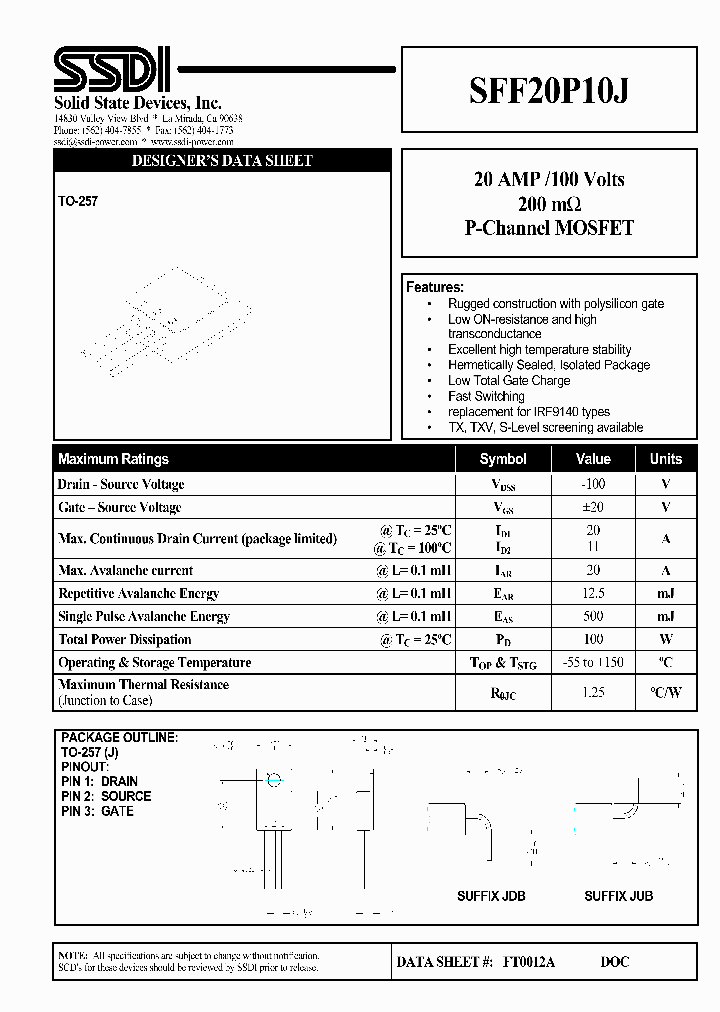 FT0012_7720662.PDF Datasheet