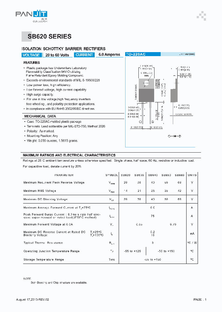 SB630_7721561.PDF Datasheet