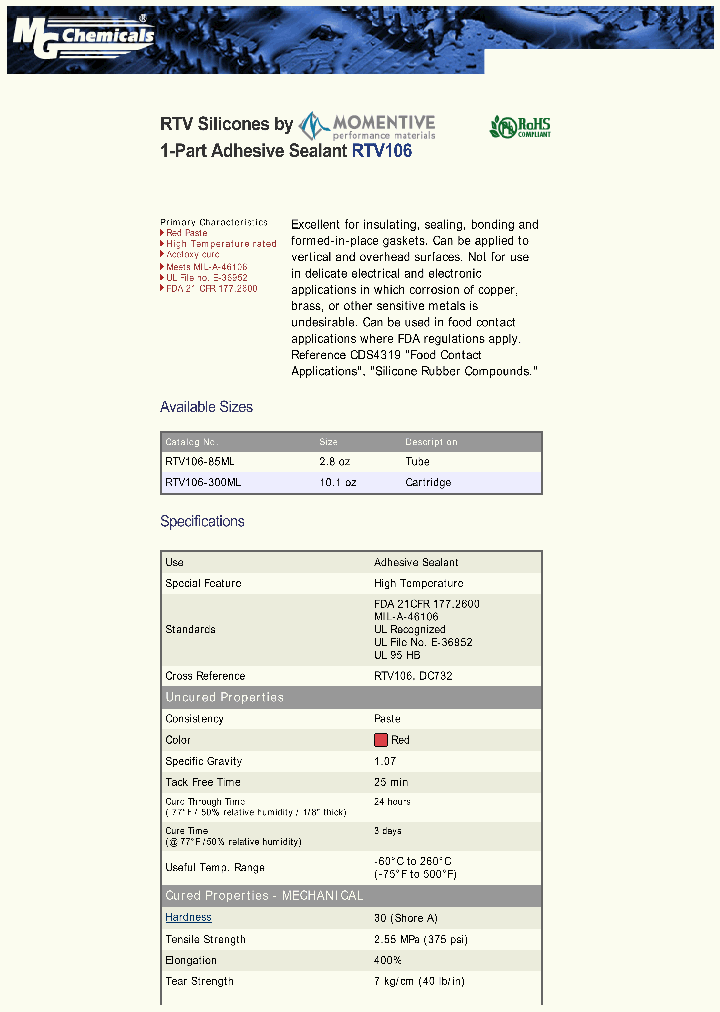 RTV106-300ML_7723716.PDF Datasheet