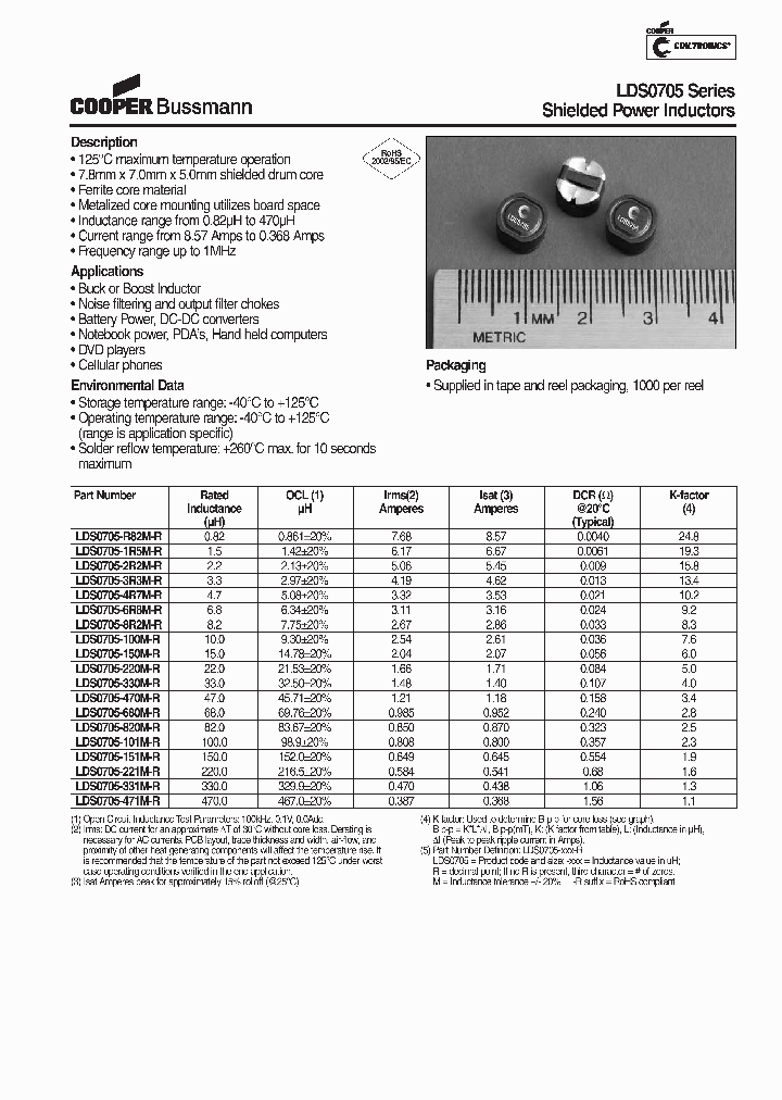 LDS0705-100M-R_7725907.PDF Datasheet