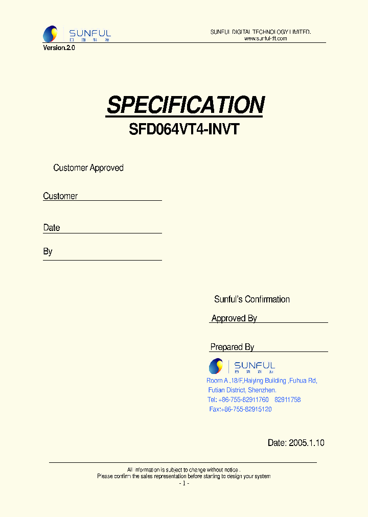 SFD064VT4-INVT_7727854.PDF Datasheet