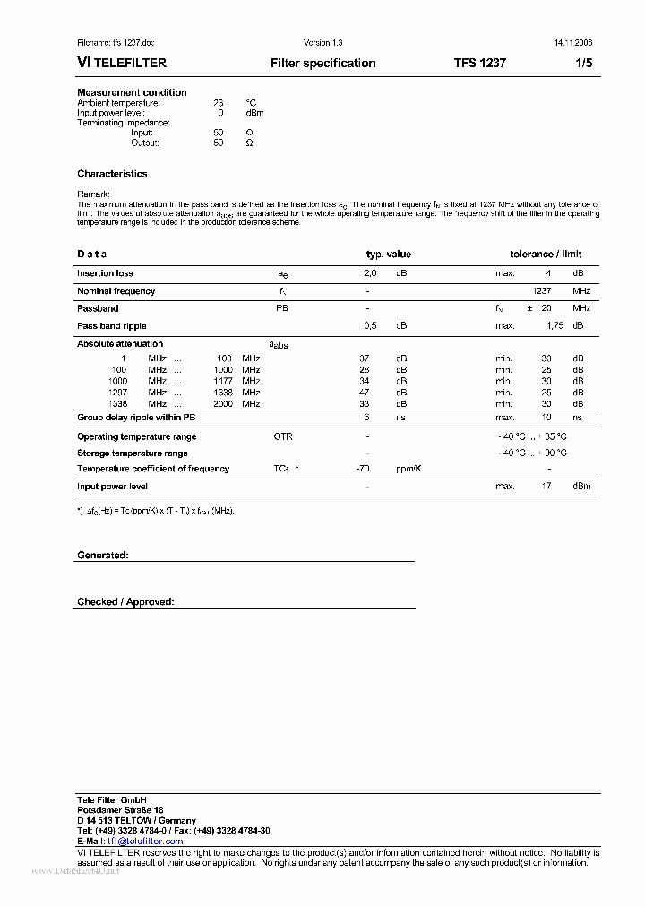 TFS1237_7728107.PDF Datasheet