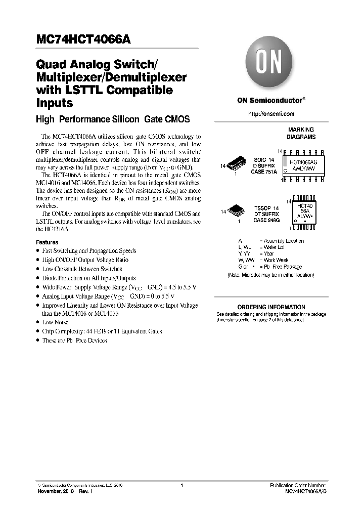 MC74HCT4066A_7730130.PDF Datasheet