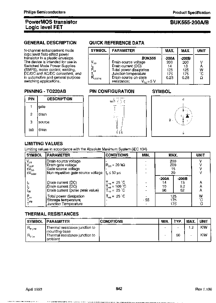 BUK555-200A127_7733646.PDF Datasheet