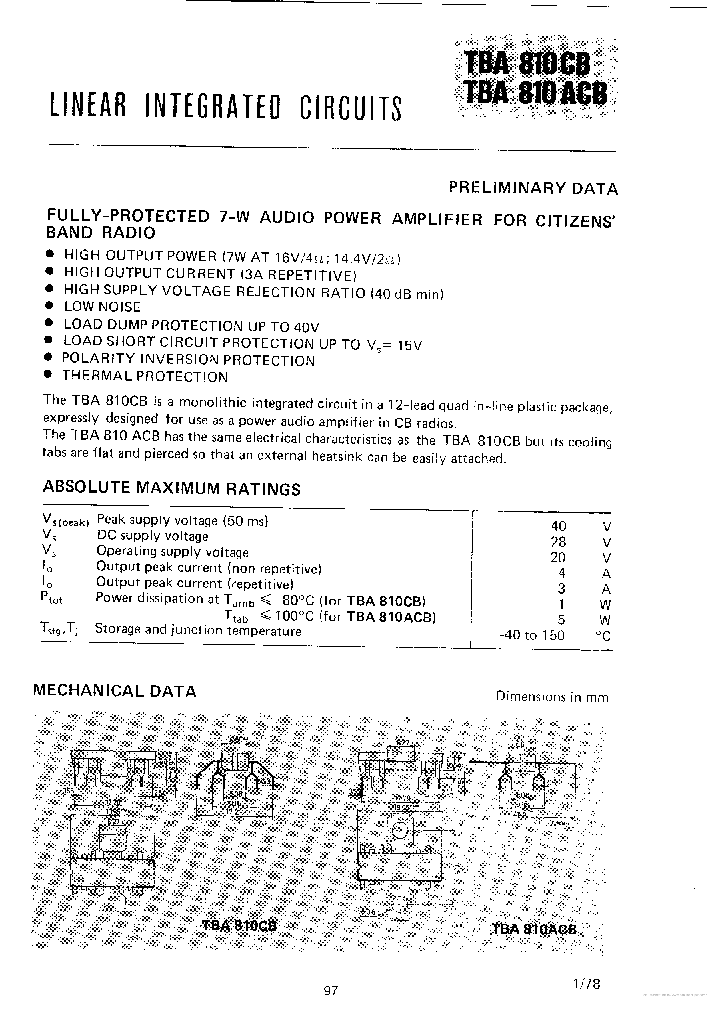 TBA810ACB_7738578.PDF Datasheet