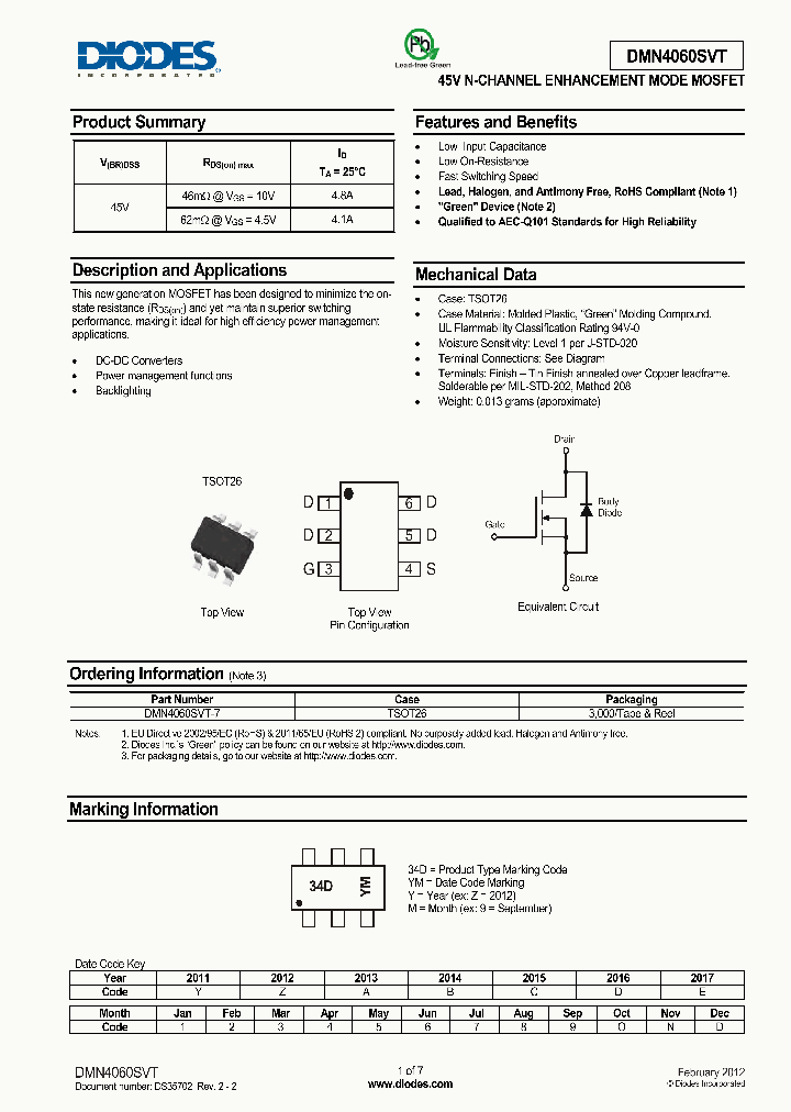 DMN4060SVT_7742601.PDF Datasheet