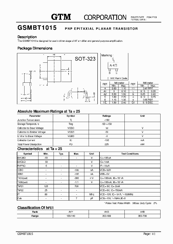 GSMBT1015_7742669.PDF Datasheet