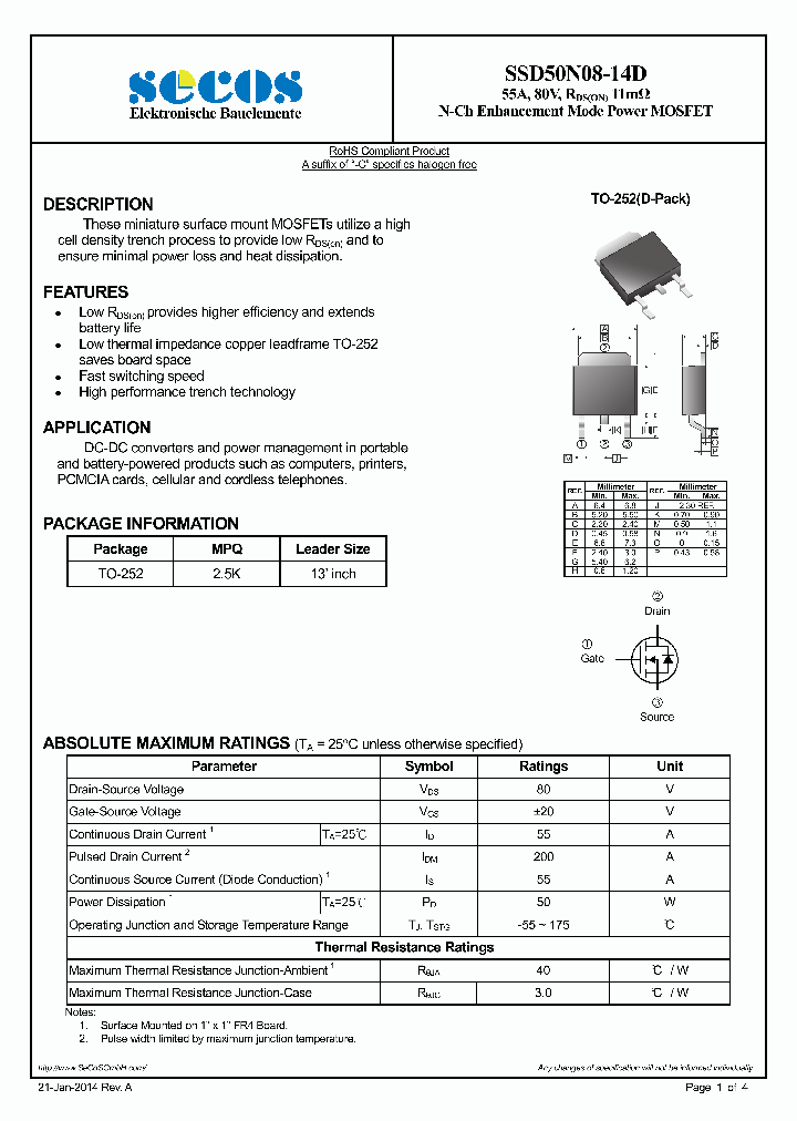 SSD50N08-14D_7753519.PDF Datasheet