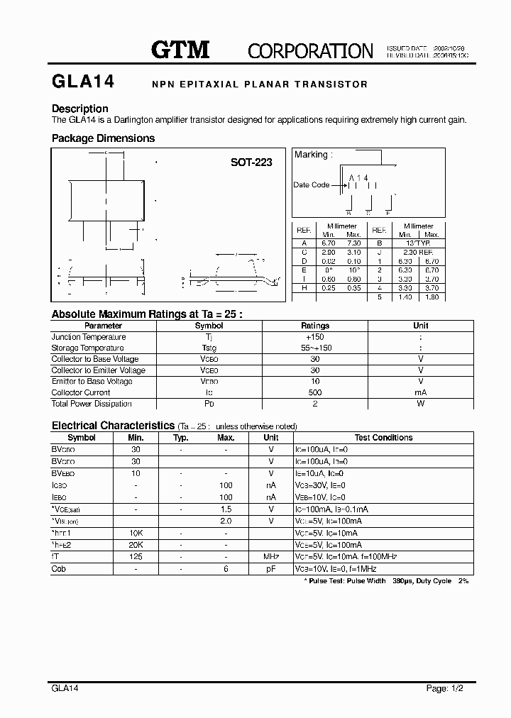 GLA14_7753848.PDF Datasheet