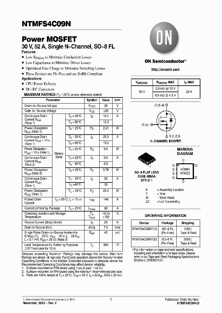 NTMFS4C09N_7759841.PDF Datasheet