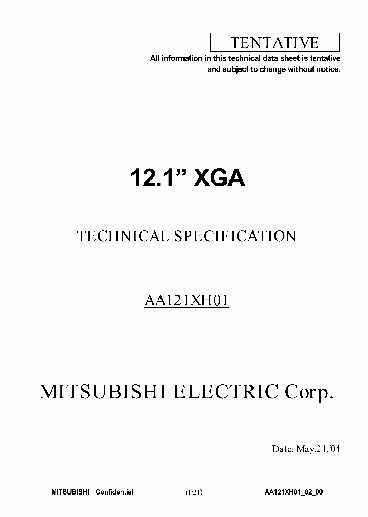 AA121XH01_7743879.PDF Datasheet