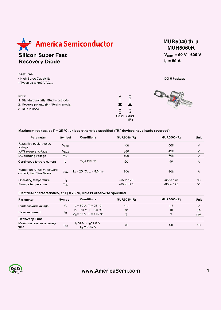 MUR5040_7769806.PDF Datasheet