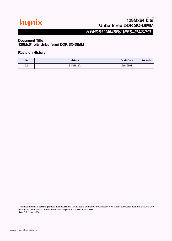 HYMD512M646BKFS8-H_7746667.PDF Datasheet