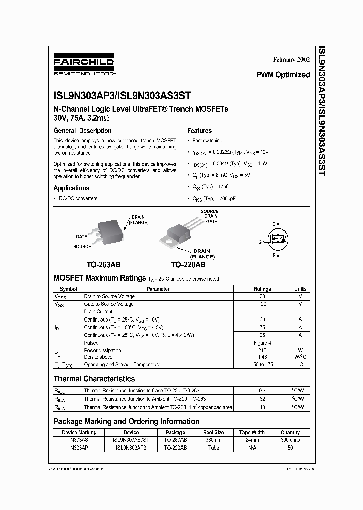 ISL9N303AS3STL86Z_7748184.PDF Datasheet