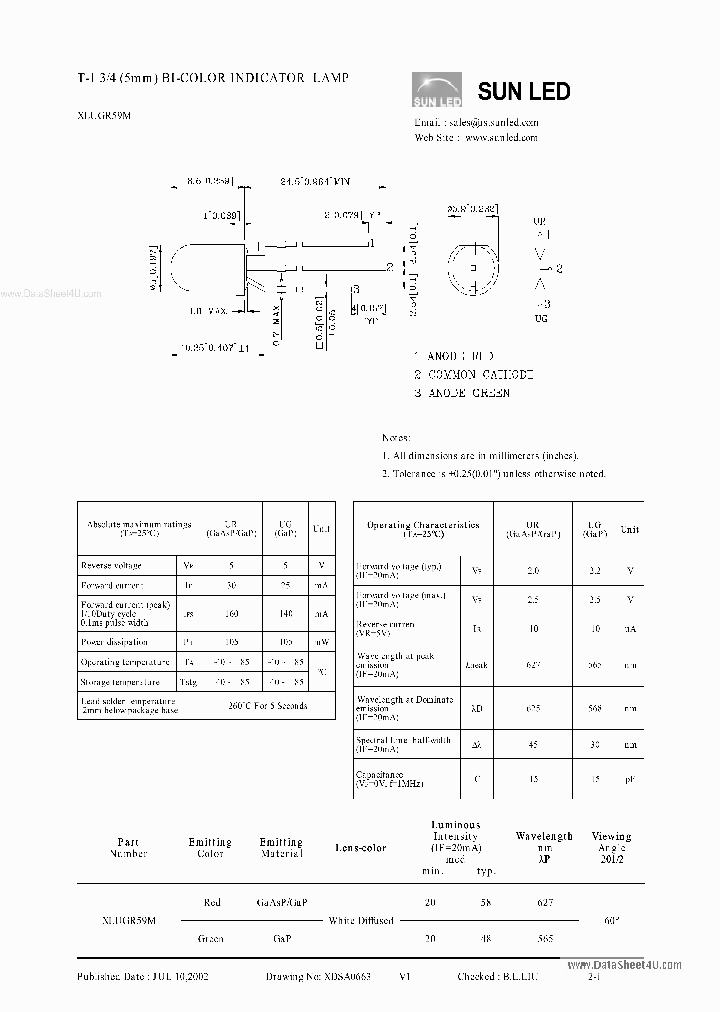 XLUGR59M_7750160.PDF Datasheet