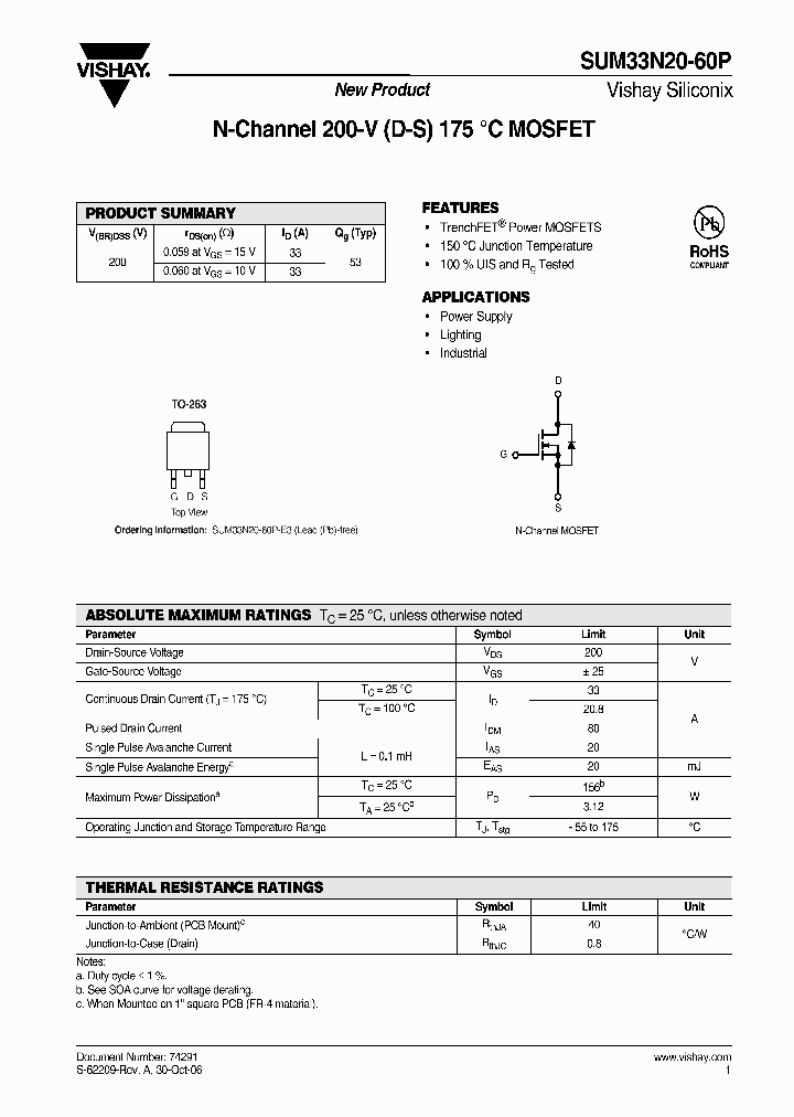 SUM33N20-60P_7806457.PDF Datasheet