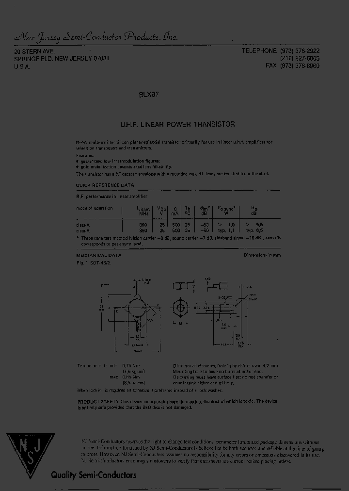 BLX97_7809644.PDF Datasheet