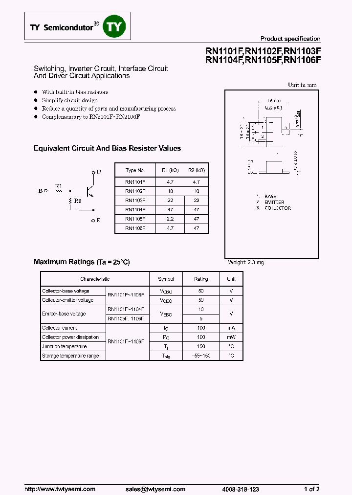 RN1105F_7804227.PDF Datasheet