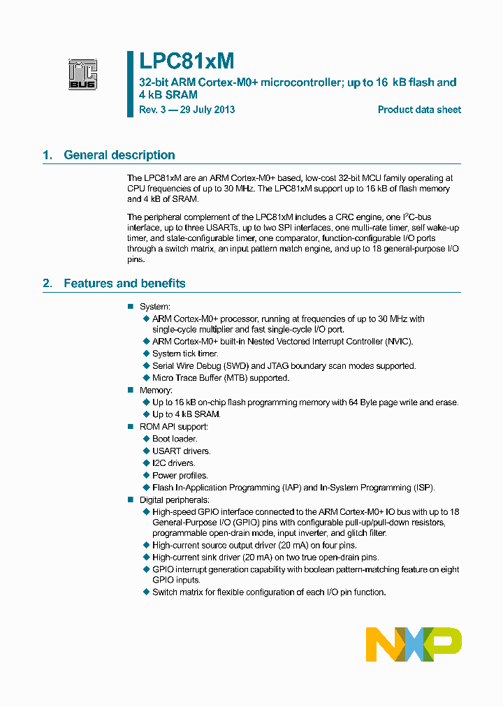 LPC811M001JDH16_7810207.PDF Datasheet