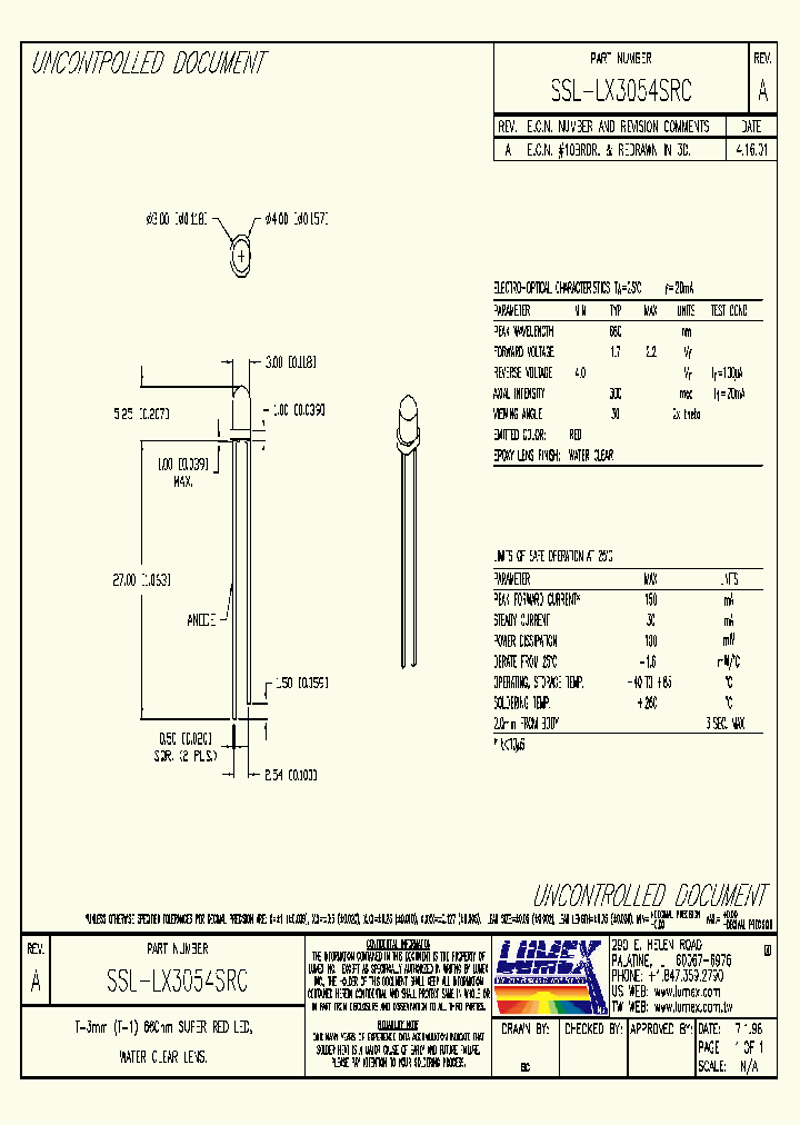 SSL-LX3054SRC_7802835.PDF Datasheet