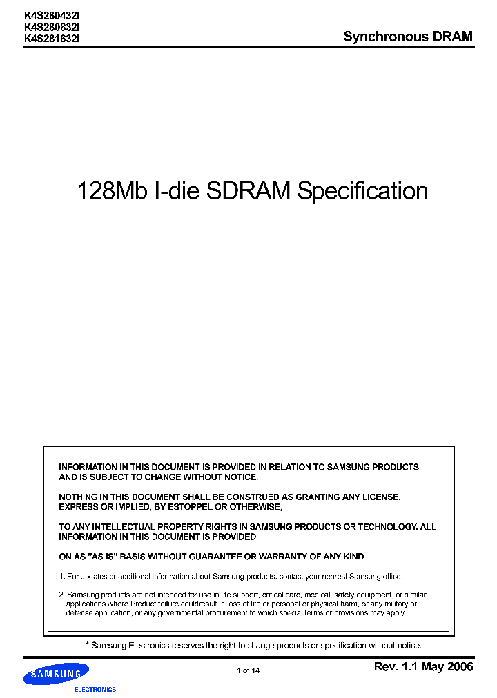 K4S280432I-TL750_7756923.PDF Datasheet