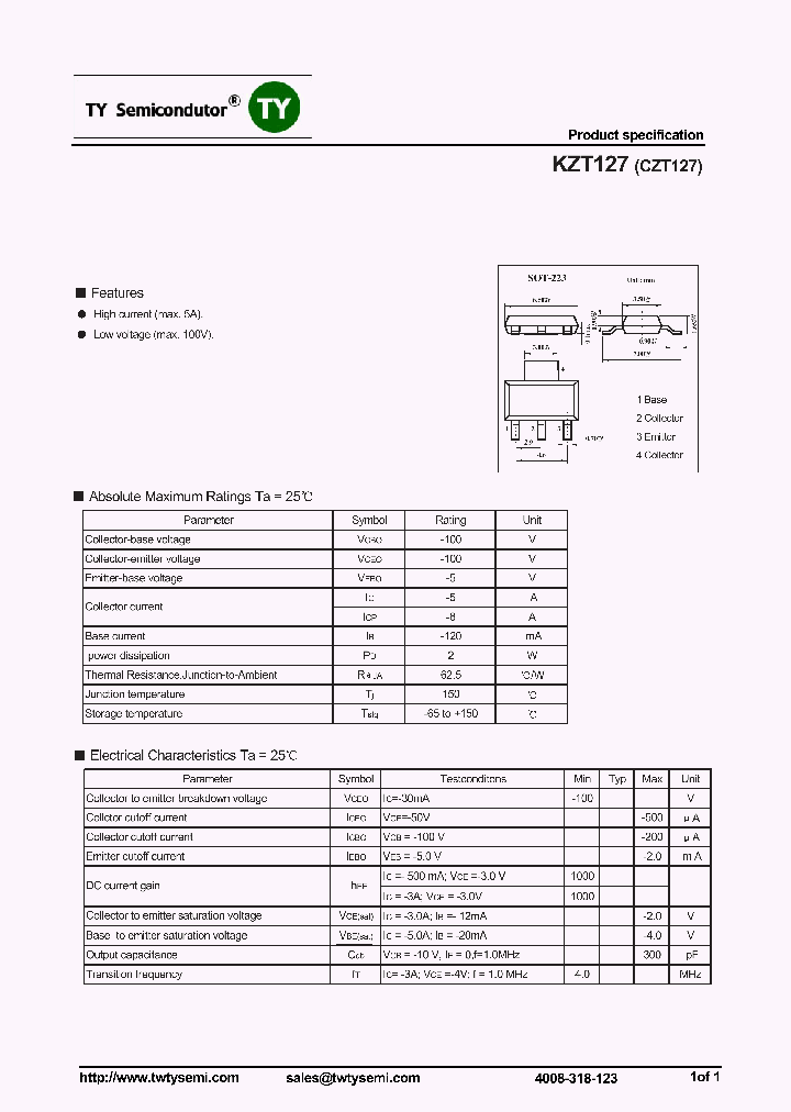 KZT127CZT127_7815759.PDF Datasheet