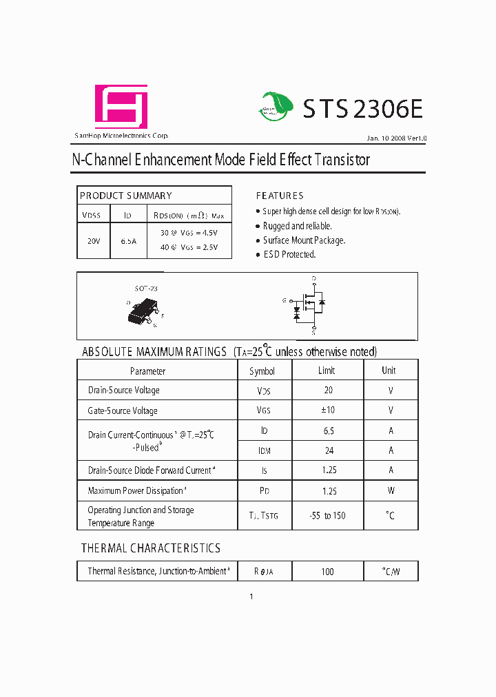 STS2306E_7754775.PDF Datasheet