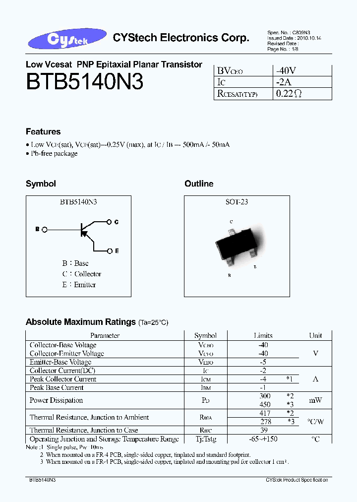 BTB5140N3_7785768.PDF Datasheet