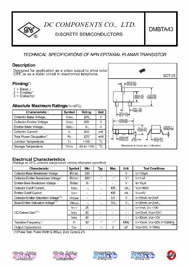 DMBTA43_7767646.PDF Datasheet