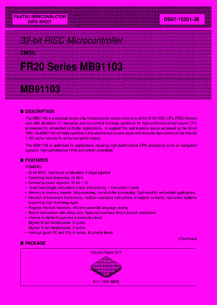 MB91103_7769794.PDF Datasheet