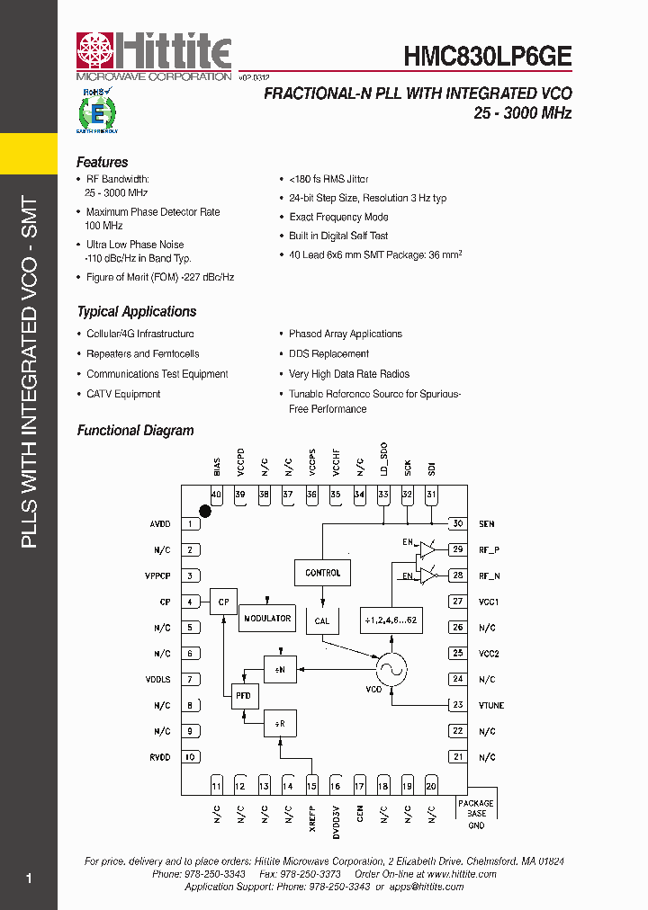 HMC830LP6GE12_7789199.PDF Datasheet