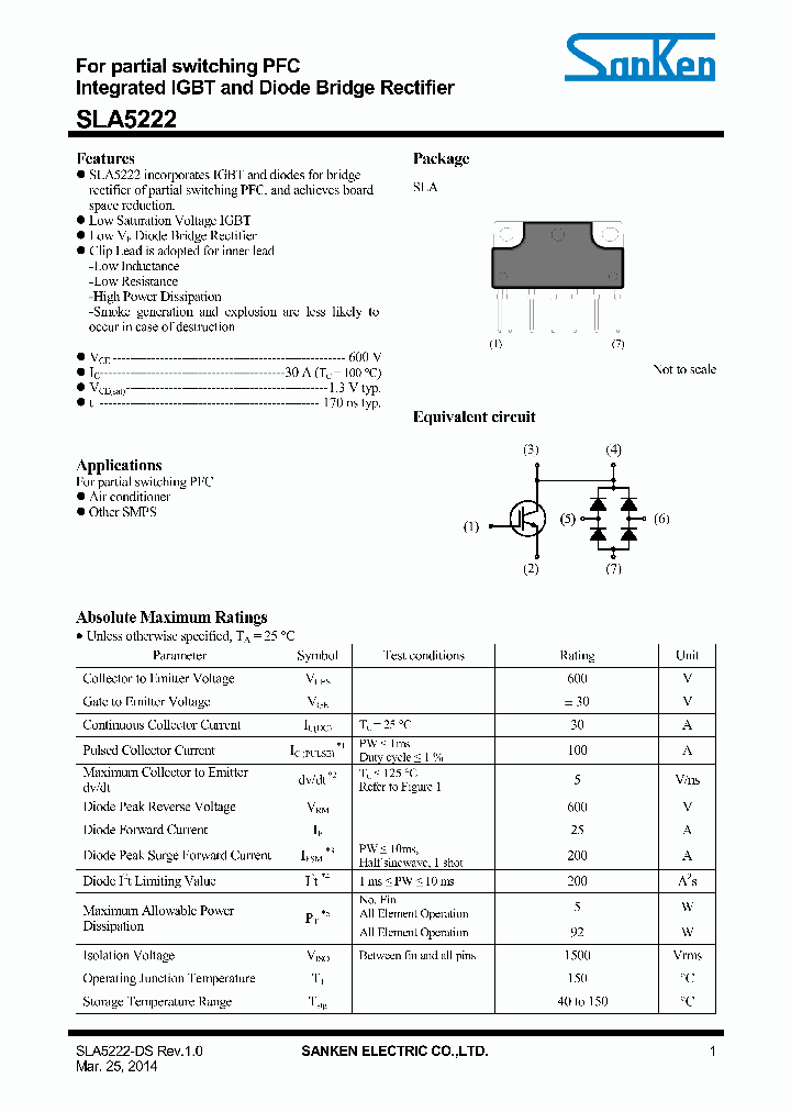 SLA5222_7792800.PDF Datasheet