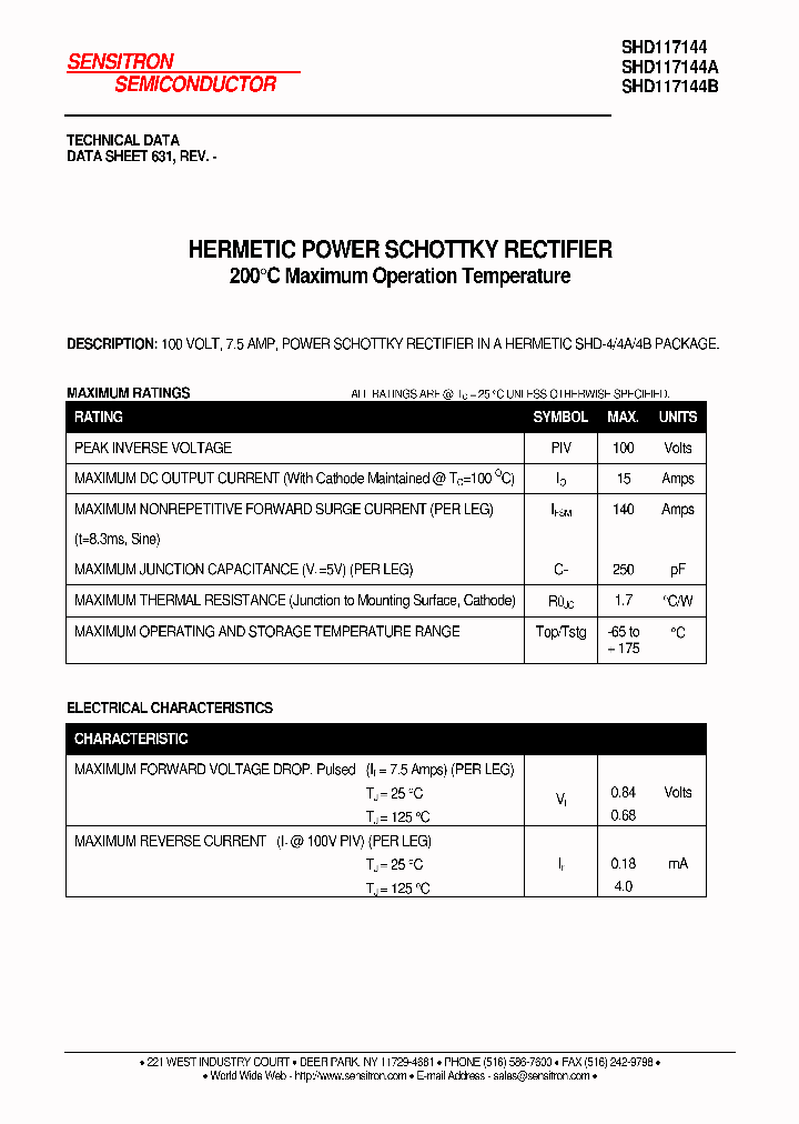 SHD117144_7800253.PDF Datasheet