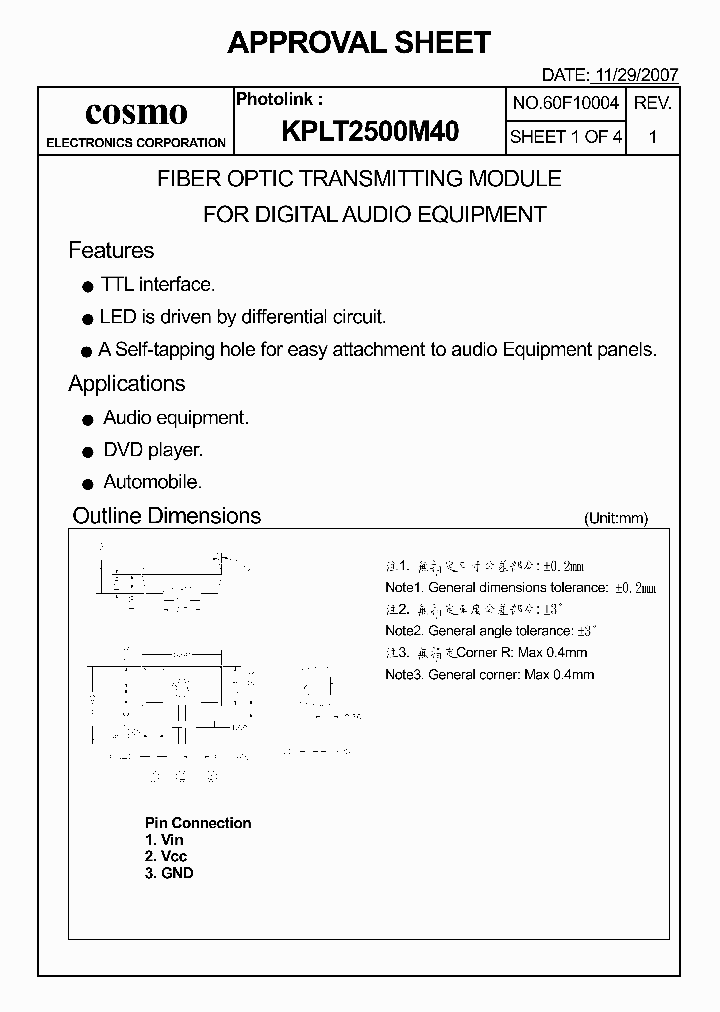 KPLT2500M40_7822454.PDF Datasheet